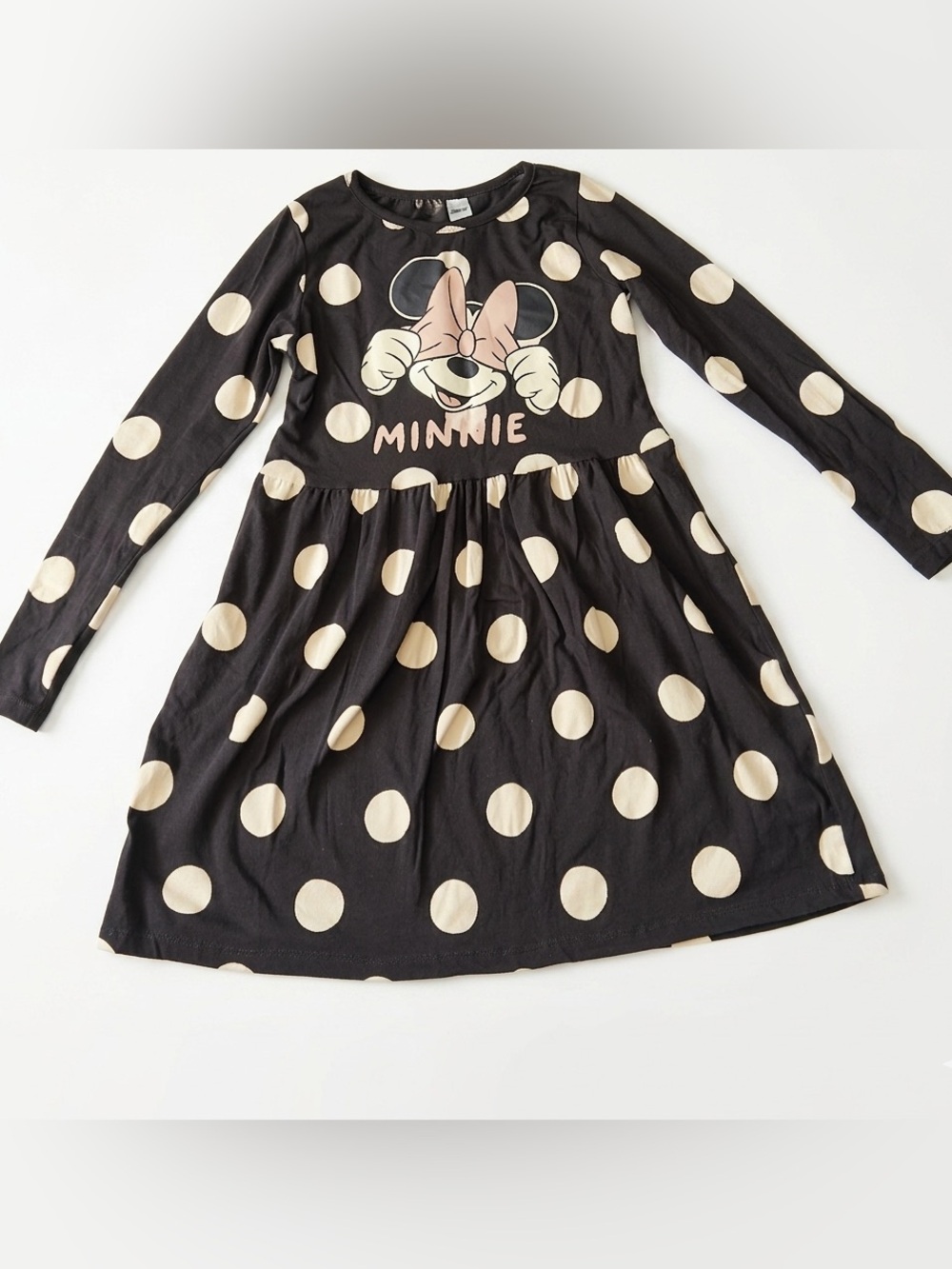 H&M Black Kids Graphic Tee with Metallic Dot